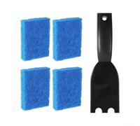 CashMuch 5 Piece Grill Cleaning Kit with Sponges and Scraper Tool