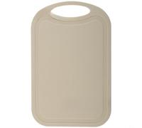 CashMuch 6Pcs Plastic For Mini Chopping Board With Juice Groove, Compact Cutting Board For Fruit Vegetable And Baby Food, Safe Pp Material Kitchen Prep Tool, Easy Clean Modern Desi(creamy white)