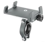 CashMuch Aluminium Bike Phone Holder 360° Rotatable Motorcycle Mount Shockproof Handlebar Bracket for Cycling Anti Shake Cell Phone Stand Fit 6x4.5x6.5cm(C)