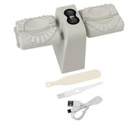 CashMuch Automatic Dumpling Maker, Electric Ravioli Press Machine, PP+PC Material, Grey or Green（GREY）