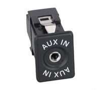CashMuch AUX Input Jack 16D035724 for Scirocco for eos for touran - Black Plastic Radio Adapter Connector