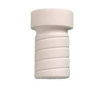 CashMuch Billiard Cue Ferrule Replacement, ABS Plastic High Friction 10.6mm Base Billiard Accessory 13.3mm Top Diameter Pool Cue Tip Ferrule for Smooth Play(White)