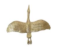 CashMuch Brass Goose Shape Handle Nordic Style Pure Copper Cabinet Drawer Door Handle for Wardrobe and Furniture, Yellow