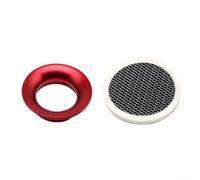 CashMuch Carburetor Air Filter Cup for PWK 30 34mm Engine Intake Part CNC Alloy for Velocity Stack Scooter Moped Bike Silver(55mm red)