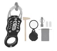 CashMuch Coin Tester Kit with Precision Calipers for Gold and Silver Authentication, Portable Resonance Frequency Metal Tester for Collectors and Dealers, Stainless Steel and Aluminum Alloy