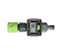 CashMuch Digital Water Flow Meter Sensor, With Real Time Monitoring LCD Display, For Outdoor Watering