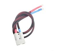 CashMuch Electric Bike Battery Cable 50A 8 AWG for Anderson O-Ring Connector, Tinned Copper with Silica Gel Insulation for E-Bike and Electric Motorcycle (500mm)