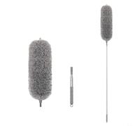 CashMuch Electrostatic Retractable Duster with Microfiber Head, Telescopic Long-Handled Cleaning Tool for High Ceilings, Fans and Household Dusting(2.8M)