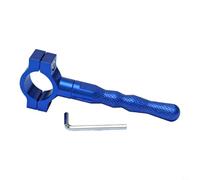 CashMuch Extended Side Stand Pad for Motorcycle CNC Aluminum Alloy Anti-Fall Support Rod Fit Red Silver Black Gold Blue(Blue)