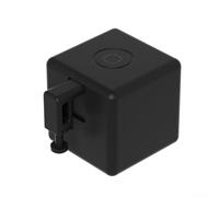 CashMuch Finger Robot Plus Smart Device for Tuya App, Remote Control with Touch Panel Timing Function, Voice Activated Control, Battery Operated Compact Size, 34x34x34mm White/Black Option(black)