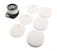 CashMuch Foam and for Felt Filter Kit for Shark IC300 IZ251UK IZ201UK IZ202SM IZ201ME IZD260CN Vacuum Cleaners, 4-Piece Replacement Cleaning Parts