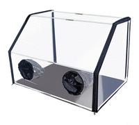 CashMuch Foldable Mushroom Observation Box, Transparent Grow Tent with Ventilation Ports, Adjustable Sleeve Still Air Box for Plant Propagation and Mycology(76 * 51 * 51cm)