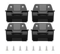 CashMuch For Cooler Hinge Repair Kit For Igloo 25Qt, 52Qt And 72Qt Bmx Coolers, Includes Plastic Hinges And Metal Screws, Essential Accessory For Camping And Hiking Trips(4sets)
