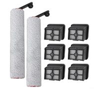 CashMuch for Dreame Roller Brush Bar HEPA Filter Kit H12 Pro H15 Pro(B)