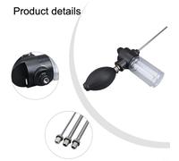 CashMuch Garden Powder Duster Sprayer Set, Flies Control Bulb Duster, With 3 Interchangeable Stainless Steel Nozzles, For Plant Protection 150ml