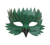 CashMuch Half-Face Bird Beak Feather Mask for Halloween Costume Party, Lightweight Felt Masquerade Prop for Carnival Ball, Adjustable Fit for Men Women, 21.5x15cm