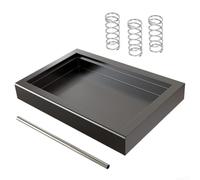 CashMuch Heat-Resistant Thin Drip Tray for Espresso Machine | Low profile design, fits for espresso scales, heat-resistant ABS, easy install, for gaggia Classic Pro compatible