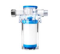 CashMuch Household Water Purifier Filter With Stainless Steel Mesh And Swivel Sludge Scraper, 0.005Mm Filtration Accuy, For Washing Machine, Water Hter, And Shower Installation, White And B