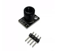 CashMuch IR Array Sensor Module MLX90640ESF-BAA/BAB High for Thermal Imaging I2C Communication for HVAC Control Fire Prevention Object Scanning 28x16mm Black PCB(MLX90640ESF-BAB)