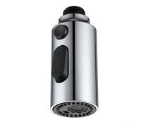 CashMuch Kitchen Sink Pull Out Spray Head with 3 Function Modes, ABS Material Replacement Spout, G1/2 Silver Nozzle Compatible with Vegetable Basin Faucets
