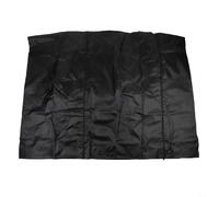CashMuch Large Bread Rack Dust Cover 210D Fabric, Sealed Protection Bag for Bakery Equipment, Ventilated Storage for 20 Layer Sheet Pan Racks, Clear View Panel, Black, 59x72x163cm(A)