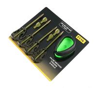 CashMuch Methods Feeder Set Carp Fishing Bait Dispenser Plastic Coated Inline Feeders with Quick Release System Multiple Weights for Carp Fishing