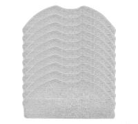 CashMuch Mop Cloth Kit for ROPVACNIC S1 Tipdiy G90 Betboyles V75S VIPSUN Z1 for PrettyCare C2 Robot Vacuum Cleaner Microfiber Spare Part Accessories for Daily Floor Care 4 or 10 Pieces(10 Pack)