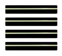 CashMuch Non Skid Anti Slip Tape for Stair Step, Glow in The Dark Traction Strips with Luminescent Stripe, Waterproof Safety Treads for Indoor Outdoor Home Business School, 15x60cm(4pcs)