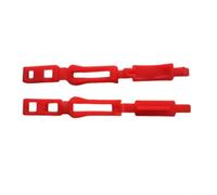 CashMuch Plastic Drip Irrigation Control Clips with Adjustable Flow for Garden Greenhouse Farm Watering Systems 200pcs 9.5cm Blue Red(Red)