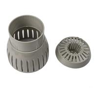 CashMuch Pond Drain Skimmer with Versatile Water Control and Large Cup for Leaf and Debris Removal to Maintain Clear and Beautiful Ponds(110mm)