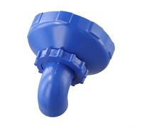 CashMuch Pool Inlet Nozzle 360 Degree Rotatable for Intex Pools, Adjustable Water Flow Outlet Ventilation Accessory with 32mm and 38mm Diameter, Blue Plastic Replacement Part