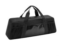 CashMuch Portable BBQ Tool Organizer, 24-Inch Grilling Utensil Storage Bag in 600D Oxford Cloth, Multi-Pocket Roll Up Case for Barbecue and Camping Gear