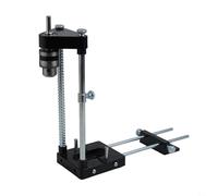 CashMuch Portable Drilling Positioner, Drill Guide Woodworking Carpentry Accessories, 280x240mm, Plastic for Furniture Drill Guide Attachment (black)