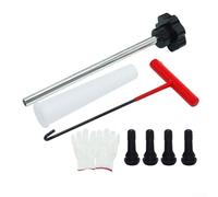 CashMuch Quick Tire Valve Change Tool Kit, 7-Piece Set For Fast Valve Replacement With Steel And Nylon Handles