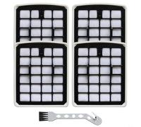 CashMuch Replacement Hepa Sponge Filter For Eureka V18C01A-200, For Midea Vcs41S160, Vcs42S200, Vcc18C, For Apollo Ak9 Ak10, Washable Foam Filtration Accessories Kit(4 PACK)
