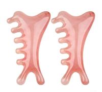 CashMuch Resin Massage Scraping Tool For Face, Head, Eyes, Scalp - For Pink, Promotes Relaxation And Blood Circulation, Lightweight And Easy To Use