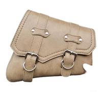 CashMuch Retro Motorcycle Side Bag Triangle Saddle Tool Pouch Storage for Commuting - Scratch Resistant PU 28x24x14cm(Right)