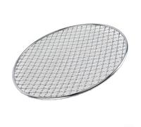 CashMuch Round Stainless Steel BBQ Grill Net for Camp Stoves, Baking Tray, 15-35 cm