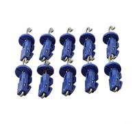 CashMuch Sea Fishing Bait Release Clips Solo Hook Breakaway Style Splash Down Terminal Tackle with Stainless Steel Lock for Size 6/0 Hooks Blue 10 Pack