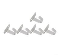 CashMuch Set of 5 Stainless Steel Ceiling Hooks for Hanging Cloth, for Plants, and Ornaments Strong and Reliable Ceiling Mount Hooks for Multiple Uses (Silver)