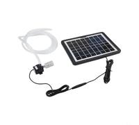 CashMuch Solar Water Pump 12V DC 240L/H Submersible Pump with 6W/10W Panel 2m Tube with Filter & Pipe for Ponds, Aquariums & Fountains(6W-without switch)