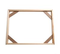 CashMuch Sturdy Wooden DIY Frame for Canvas Paintings and Posters Elegant Home Wall Decor Easy Assembly Protective Design(20 * 30cm)