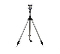 CashMuch Telescopic Tripod Sprinkler With Stainless Steel Rotary Head, 360 Degree Adjustable Irrigation System For Large Area Garden Lawn Nursery And Outdoor Watering(A)