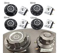 CashMuch Timer Switch for Electric Ovens and Cooking Appliances Mechanical 30/60/90/120min with Clear Bell Alarm AC250V 16A