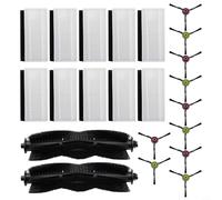 CashMuch Vacuum Cleaner Replacement Parts Kit Compatible with Tikom L9000, Lubluelu SG60/SL60/SL60D/SL61, Honiture Q6 SE and Laresar L6 Nex - 22 Piece Set with Roller Side Brush Filter