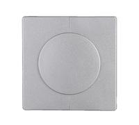 CashMuch Wall Hole Cover for Air Conditioning and Pipe Ducts, 50mm PP Protective Bushing for Cable and Vent Trim, White/Gold/Silver