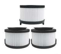 CashMuch Washable Replacement Filter Set for Wertheim Evolution MAX W8301 Vacuum Cleaner with 1 Main Filter and for 2 Pre-Filters, Black and for White