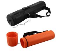 CashMuch Welding Rod Storage Tube Container with 4.5kg Capacity and Moisture Protection, for MMA Electrodes up to 350mm, with Carry Strap and Measuring Scale