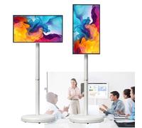 Cashwise 21.5 inch Smart Portable TV with Android 14, Movable Touchscreen Full Swivel Rotation, All-in-One Home Entertainment Center 4+64G