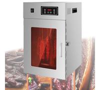 Cashwise 360 ° Rotation Rotary Meat Dryer, Commercial Electric Food Dryer, Stainless Steel Rotating Sausage Bacon Chicken Duck Fish Beef Dryer with 24hr Digital Timer, 30-90℃ Temperature Control